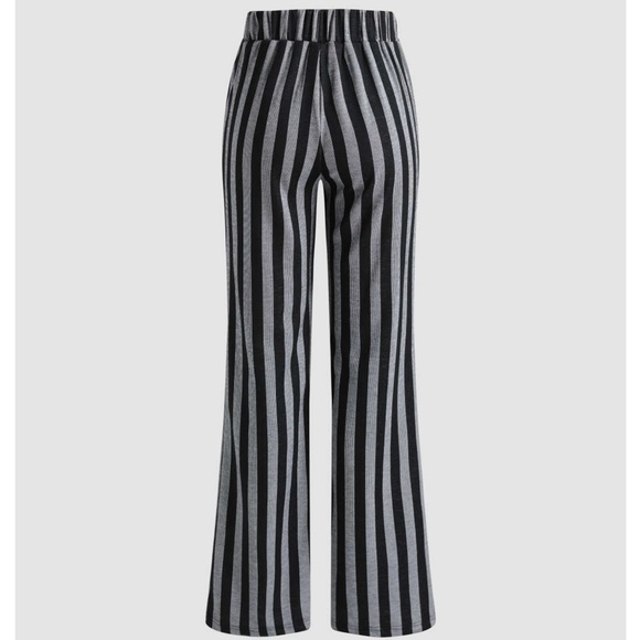 BLACK AND WHITE STRIPED PANTS - Picture 2 of 5